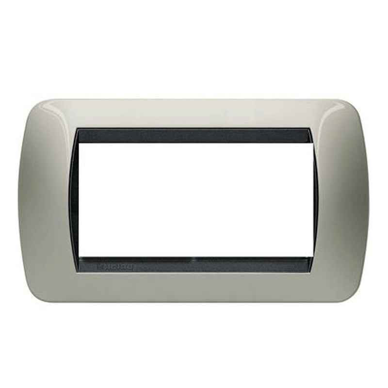 Living int - placca 3M\4M\7M titanio chiaro TICL4803TC Living int - placca 3M\4M\7M titanio chiaro TICL4803TC